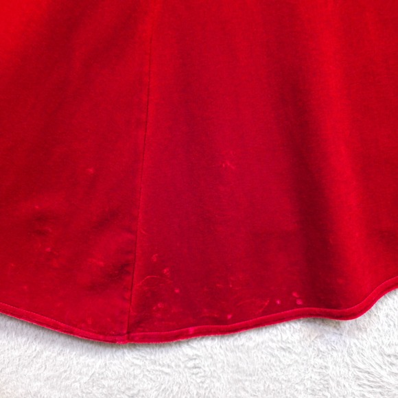 Y2K Rampage USA Red Velvet Maxi Dress Women XS Slip Spaghetti Strap Formal‎ Gown - Picture 9 of 16